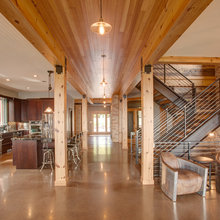 stairs and barnwood