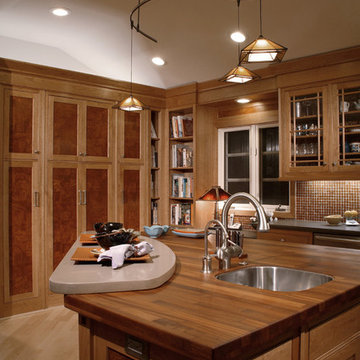 Kitchen Island with Wood island Top