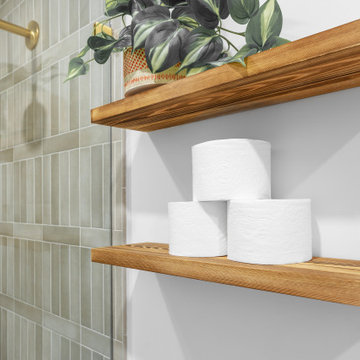 Spanish Contemporary Elegance: Primary Bathroom Remodel