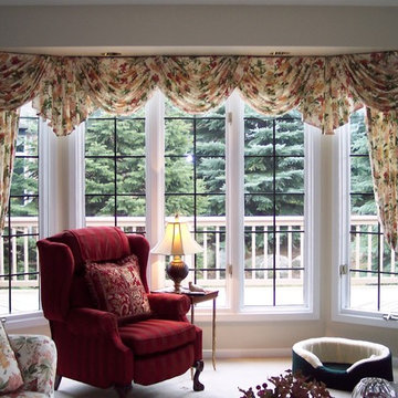 Bright Floral Drapery