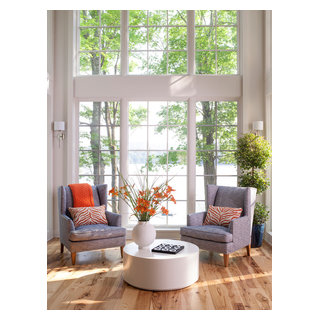 Summer Lakeside Home - Transitional - Sunroom - Boston - by Pamela ...