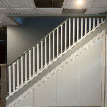 Under-stairs storage large