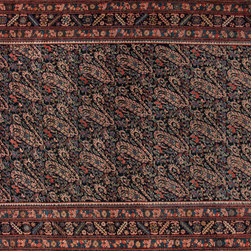 Antique Persian Hamadan rug 4'5 X 6'3 - Area Rugs