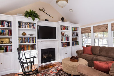 Example of a classic home theater design in Boston