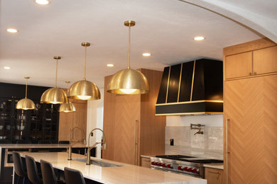 Inspiration for a contemporary kitchen remodel in Denver