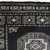 ALRUG Handmade Black Oriental  Fil Pa Rug, 2'7"x12'