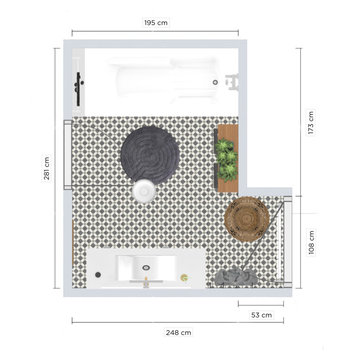 Salle de bain moderne