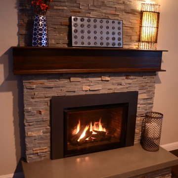 Concrete Fireplace Hearth