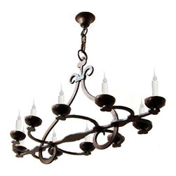Hand Forged Iron Chandelier Designs - Products