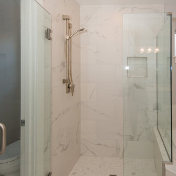 Bright, Clean Lined Master Bathroom Remodel