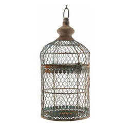 Estella Lantern with Chain - Outdoor Hanging Lights