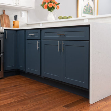 Philadelphia Blue & White Kitchen