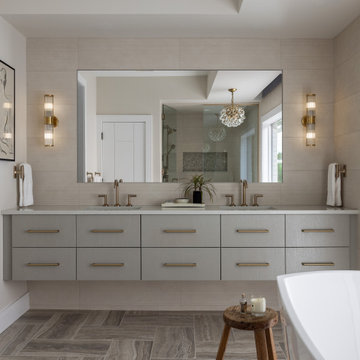 Primary Bathroom | Oakland Hills Golf Dreams