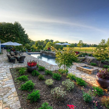 Custom Pool with Waterfall