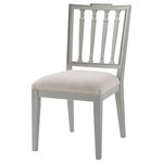Theodore Alexander - Theodore Alexander Tavel The Tristan Dining Chair - Set of 2 - Grey - Theodore Alexander Tavel The Tristan Dining Chair - Set of 2 - TA40003.1BNP