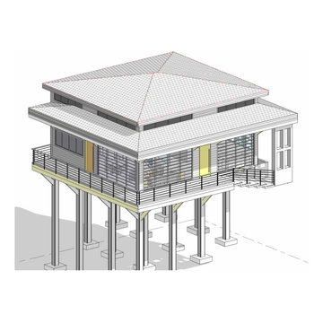 Elevated Coastal House – Modern Stilted Design