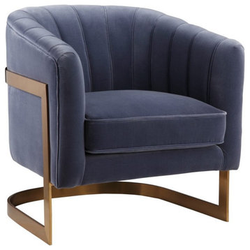 Carr Arm Chair,Blue