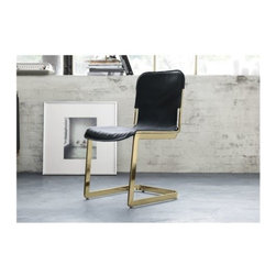 rake brass chair | CB2 - Dining Chairs