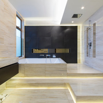 Minimal Luxury Master Bathroom, Hong Kong