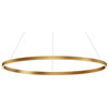 ET2 E22728 Groove 40"W LED Ring Chandelier - Gold