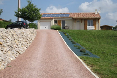 Idée de décoration pour un jardin champêtre.