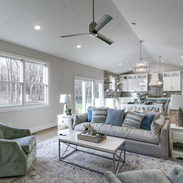 Modern Craftsman with Sleepy Blue Accents