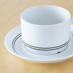 （北欧ヴィンテージ食器）Rorstrand ロールストランド シーラ Sierra ティーカップ＆ソーサー - コーヒーカップ＆ソーサー