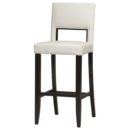 Vega Bar Stool 30, 19W X 19D X 44H, Espresso Frame