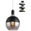Woodbridge Lighting Blake Cluster, Vintage Bulb, Bronze, Ball, Smokey, 8"