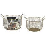 Elk Home - Tuckernuck 2-Piece Metal Bowl Set, Gold - Set of 2 Tuckernuck Bowls that are featured in metal with a beautiful Gold finish. All our Sterling products specialize to exceptionally high standards of quality, innovation and style.
