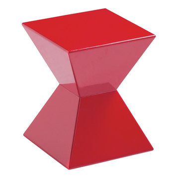 Rocco End Table, Red