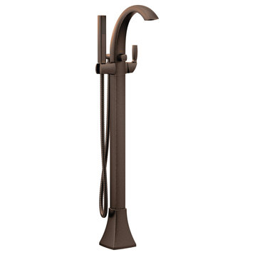 Moen One-Handle Tub Filler Includes Hand Shower, Oil Rubbed Bronze