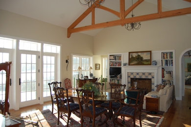 Living room - country living room idea in Burlington
