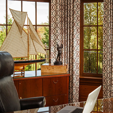 Masculine Home Office Interior Design