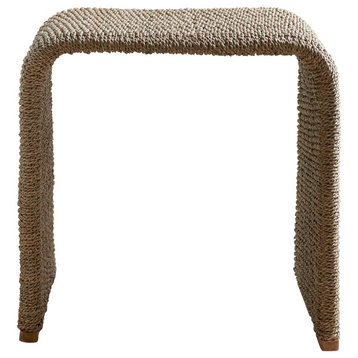 Uttermost 22878 Calabria Woven Seagrass End Table