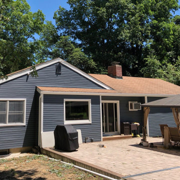 Hauppauge Siding - Midnight Blue | Alpha Windows & Siding