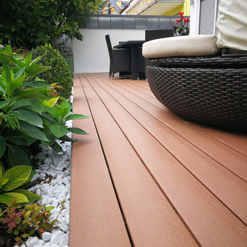 WPC Terrasse mit 9m Dielen