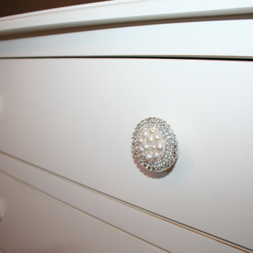Custom handcrafted bedroom furniture, girls room, French Country Design, white