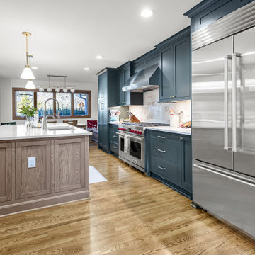 Chef's Kitchen with High End Appliances & Built-in Espresso Maker