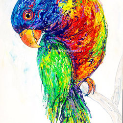 Rainbow | Lorikeet Painting - Paintings