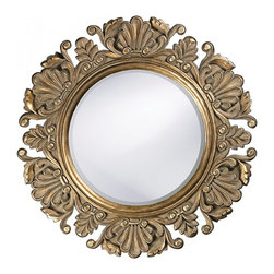 www.essentialsinside.com: anita round framed wall mirror - Wall Mirrors