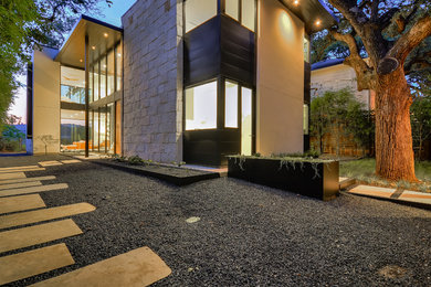 Trendy exterior home photo in Austin