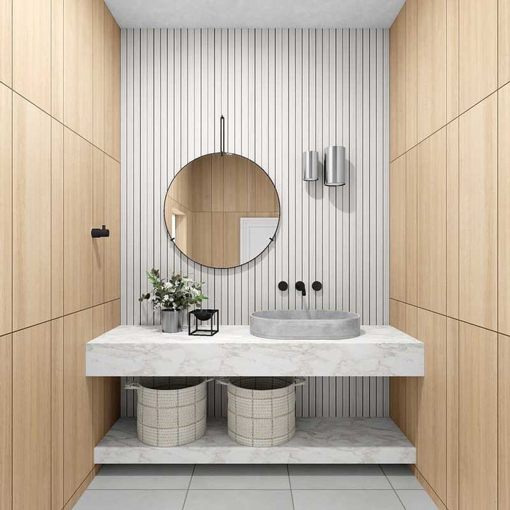 75 Beautiful Cloakroom with Panelled Walls Ideas and Designs May 2025