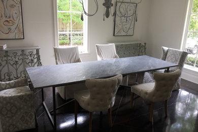 Trendy dining room photo in New Orleans
