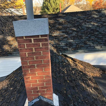 CertainTeed Landmark shingles in Moire Black & Mule-Hide SA sheet black install