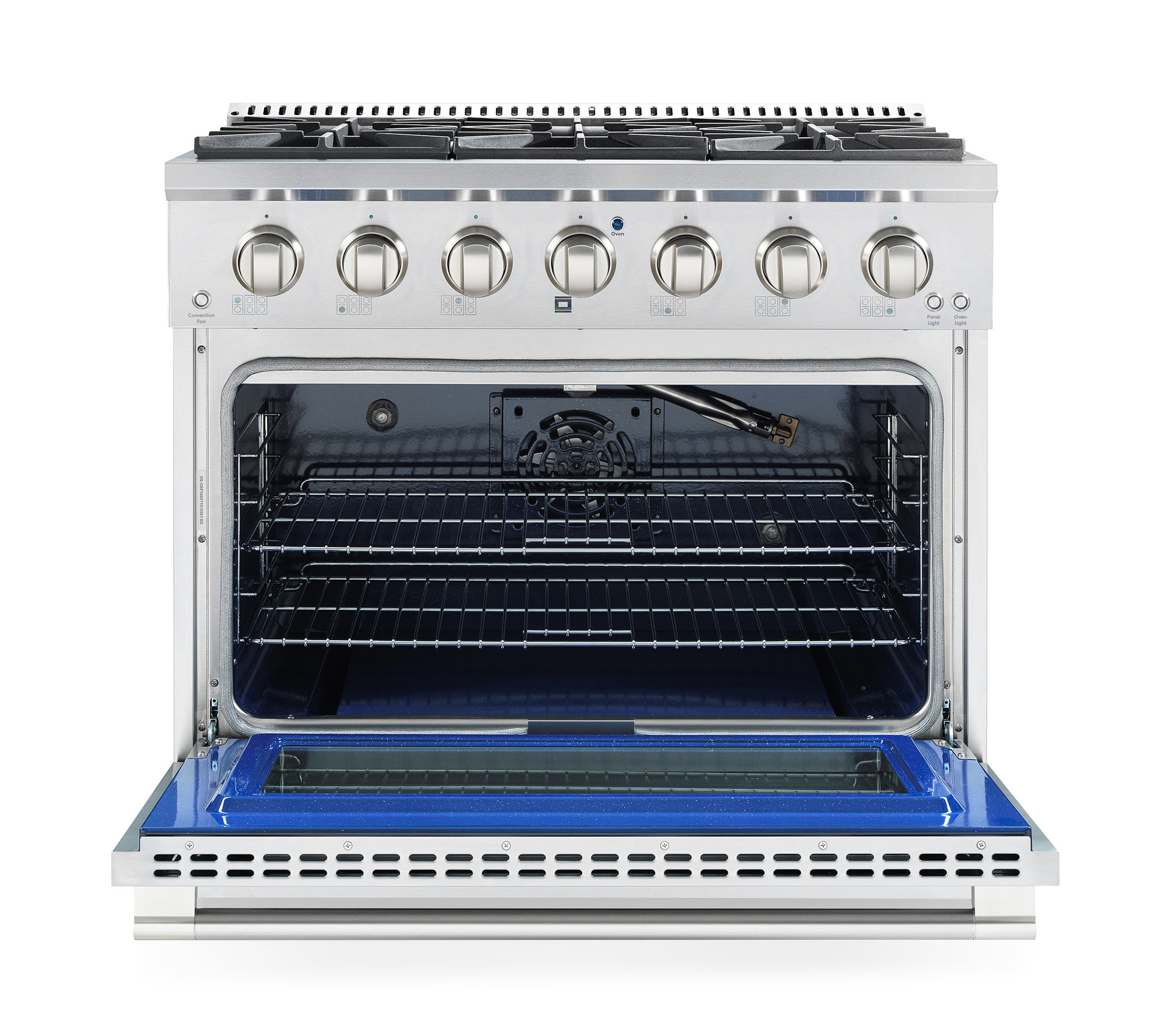 36" Vista Coll 4.5 cu. ft. Gas Range, 6 Burners, Convection Oven
