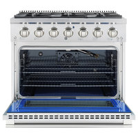 36" Vista Coll 4.5 cu. ft. Gas Range, 6 Burners, Convection Oven