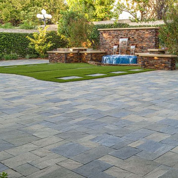 Inland Orange County Double Water Feature Remodel