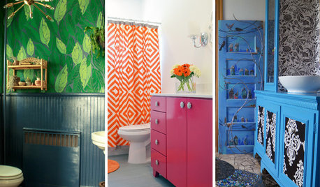 19 Bathrooms That Aren’t Afraid of Color