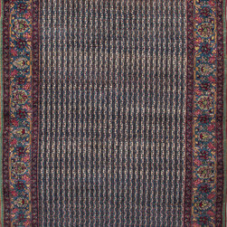 Antique Persian Mashad rug 4'6 X 6'1 - Area Rugs